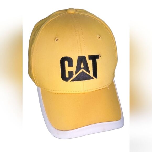 CATERPILLAR Hat Yellow Hat CAT Hat - Picture 1 of 6